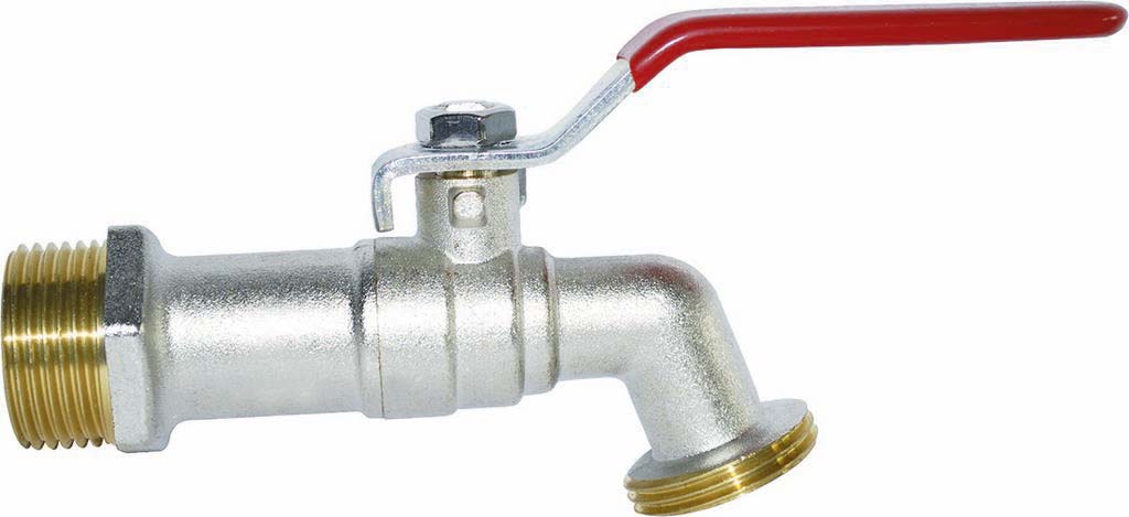 Robinet 1/4 de tour (sans raccord au nez) entree et sortie 20x27 BOUTTE - 18794