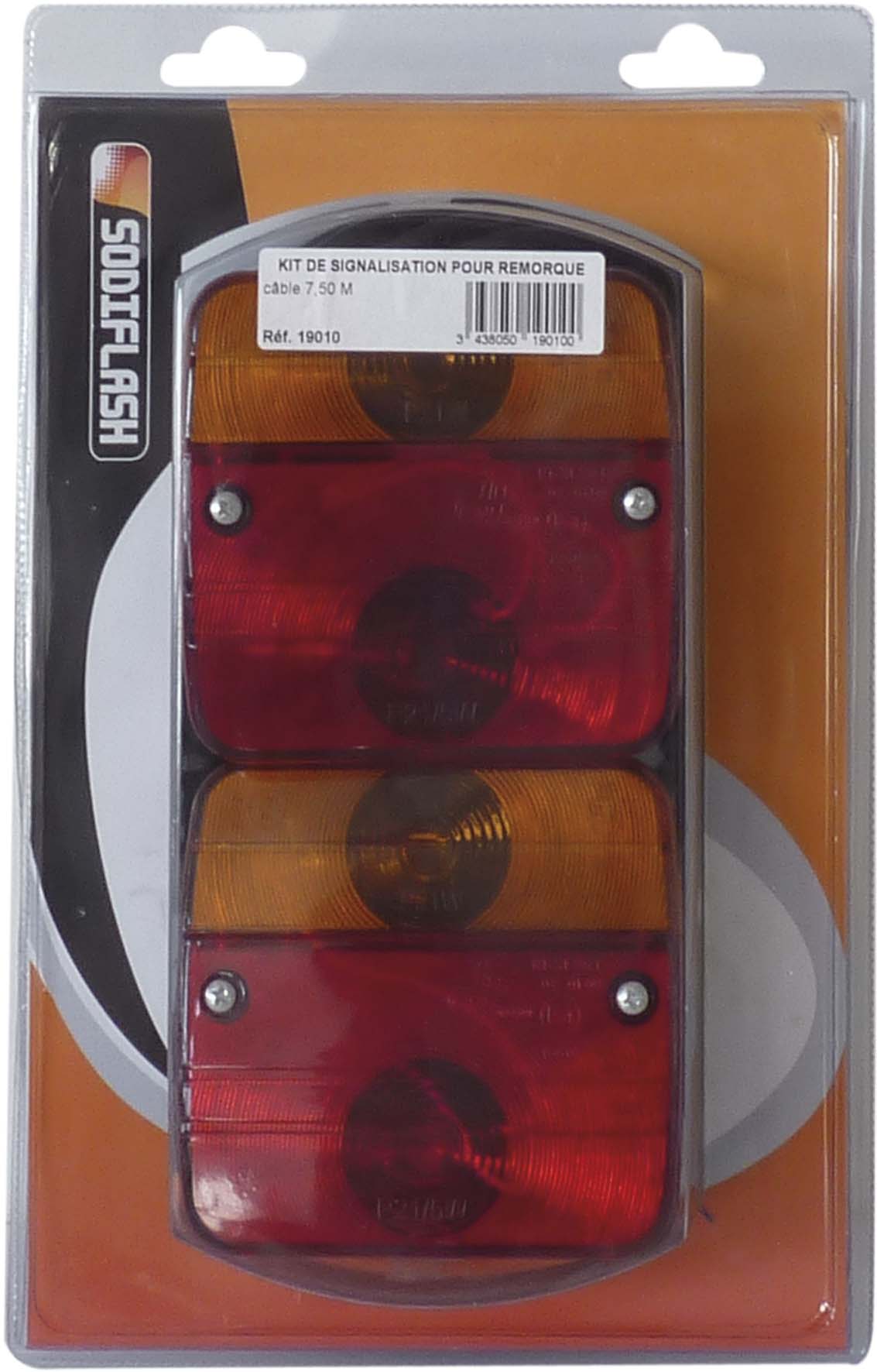 Kit signalisation 7m50 standard/coque SODIFLASH - 19010