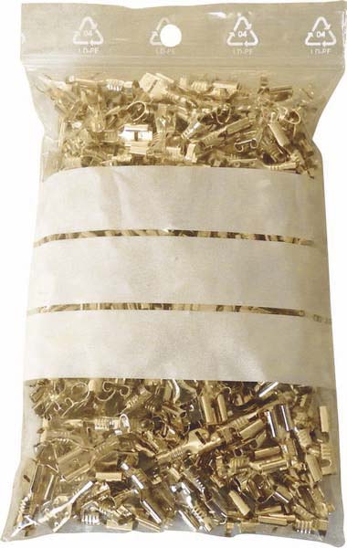 Sachet zippé avec bandes blanches 60x80mm - lot de 1000 pcs - 19220