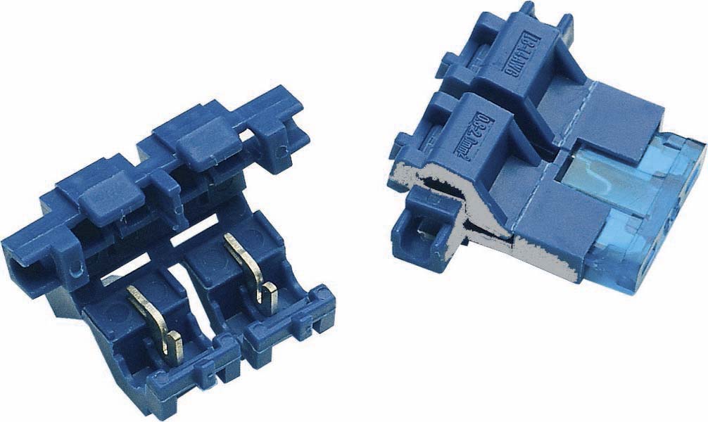 Support de fusible standard sur connecteur de fil rapide - 19554