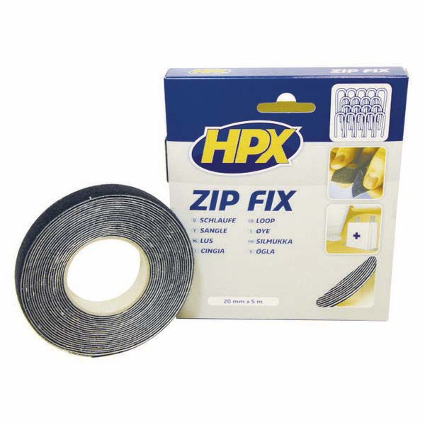 Ruban adhésif velcro sangle 20mmx5m - HPX - 20464