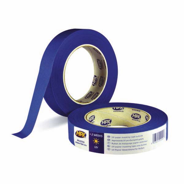 Ruban masquage uv bleu 25mmx50m HPX - 20522