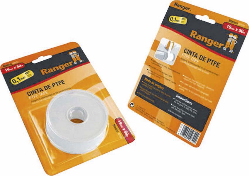 Ruban au ptfe blanc 19mmx30mx0.08mm MIARCO - 20571