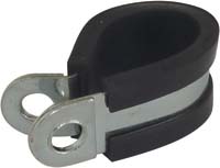 Collier acier zingué 12mm avec protection caoutchouc 25mm KLIPPER - 23363