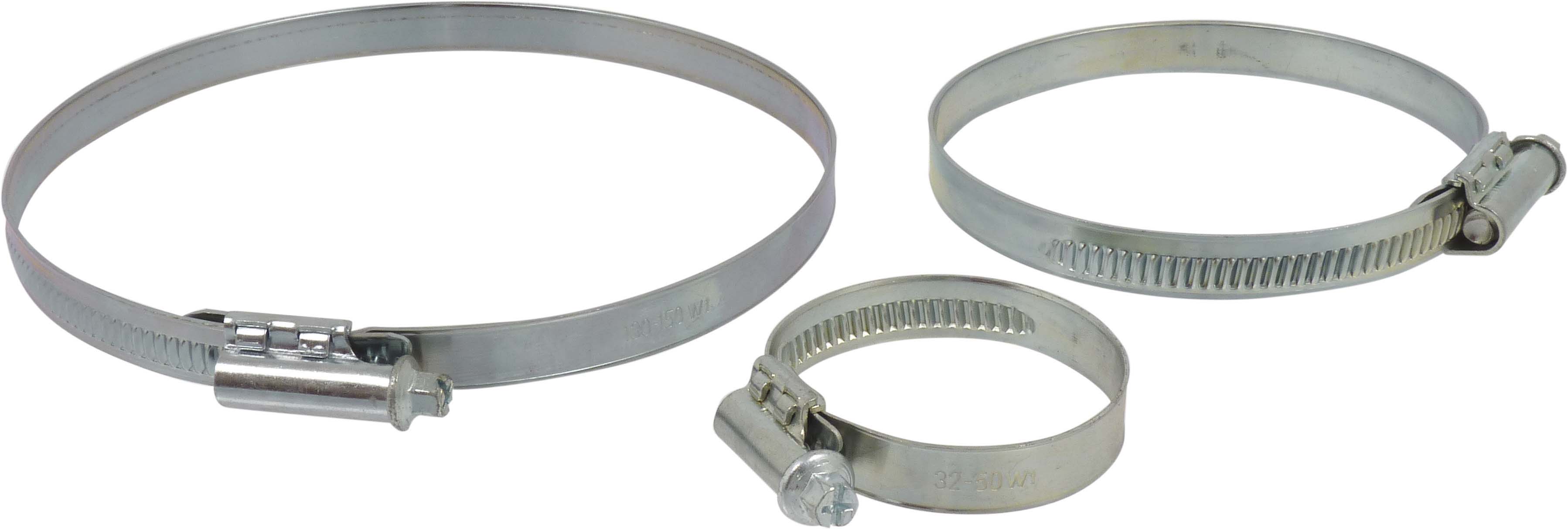 Collier à crémaillère acier zingué 12mm de 110 à 130mm KLIPPER - 23443