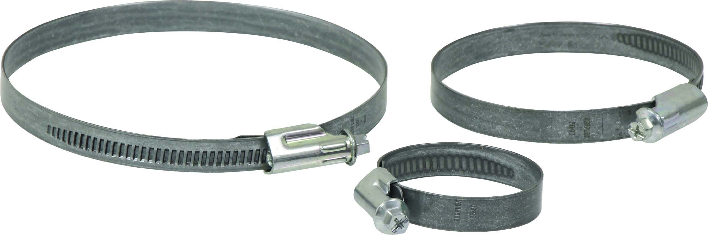 COLLIERS A CREMAILLERE BANDE PLEINE 12MM W1 40-60MM SERFLEX - BOITE DE 25 -2361125