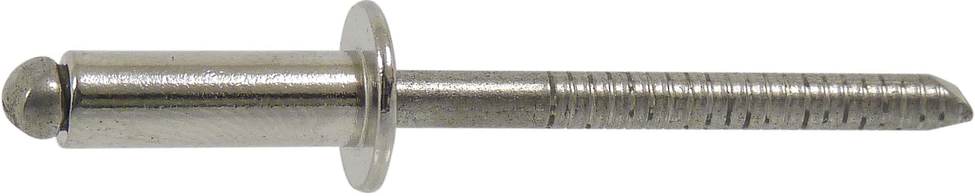 100 rivets inox tp 4.8x14 - 23891100