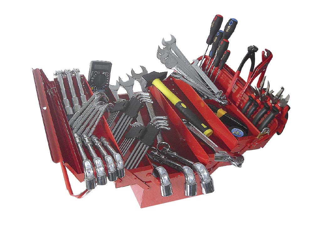 Composition 79 pcs avec caisse a outillage DRAKKAR TOOLS - 25002