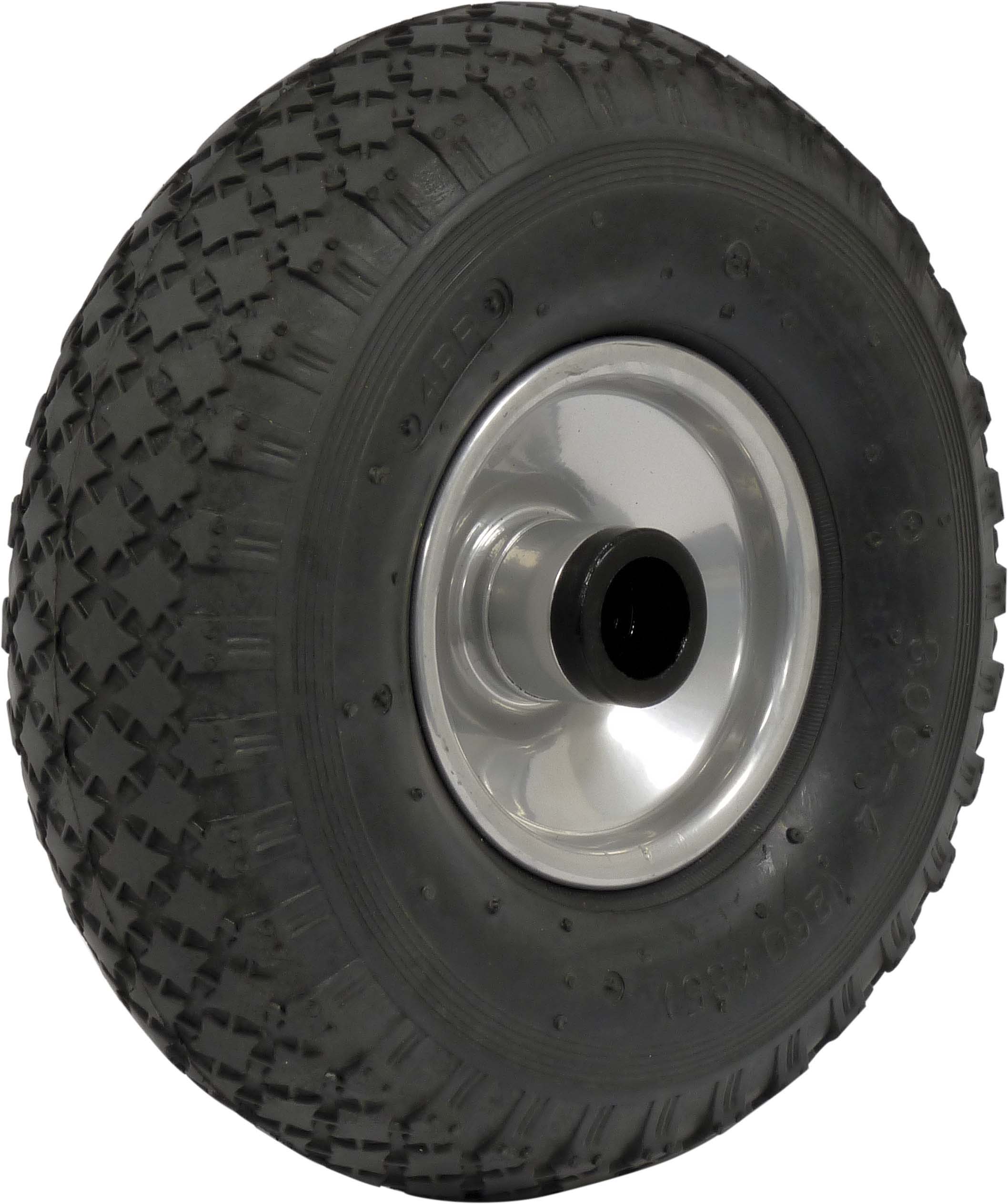 Roue gonflable jante acier 260x85mm alésage 25mm moyeu 75mm 150kg - 26306