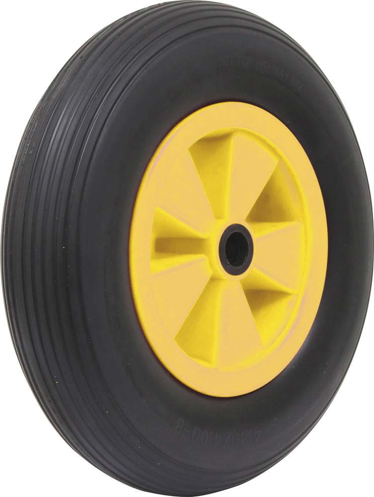 Roue increvable 385x85mm alésage 25mm moyeu 75mm 150kg - 26323