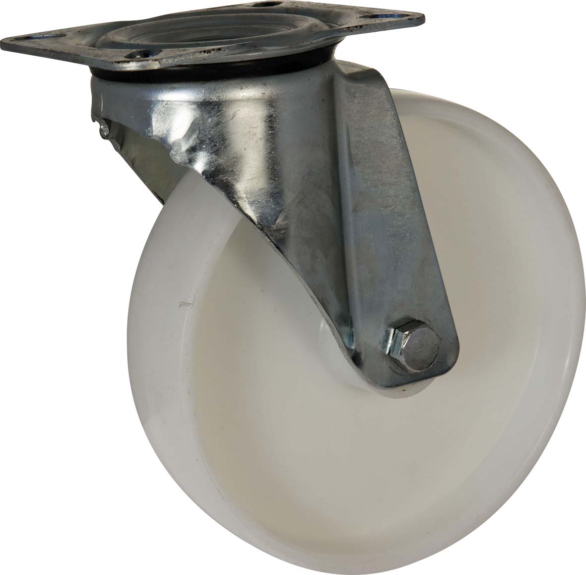 Roulette pivot. pp blanc d.80 al rlx cu 100kgs - 26340