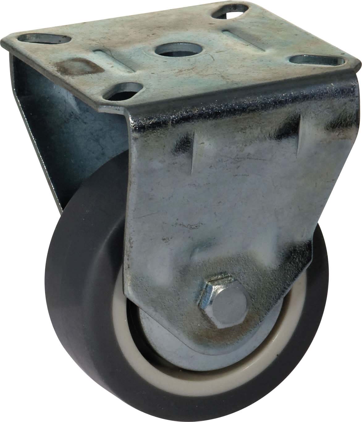 Roulette fixe corps nylon d.50 al lisse 40kg - 26370