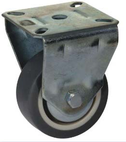 Roulette fixe corps nylon d.60 al lisse 50kg - 26372