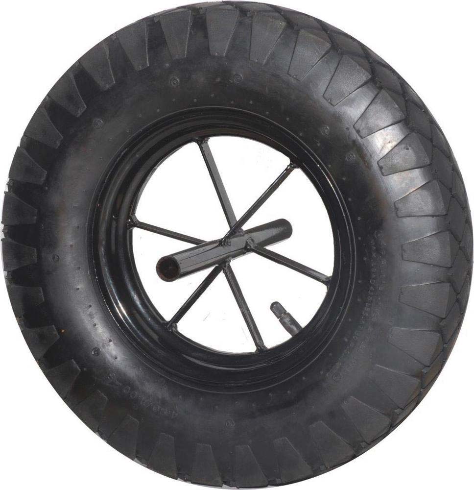 Roue de brouette pneu gonflable 400x90 lm255 d.32 150kgs - 26408
