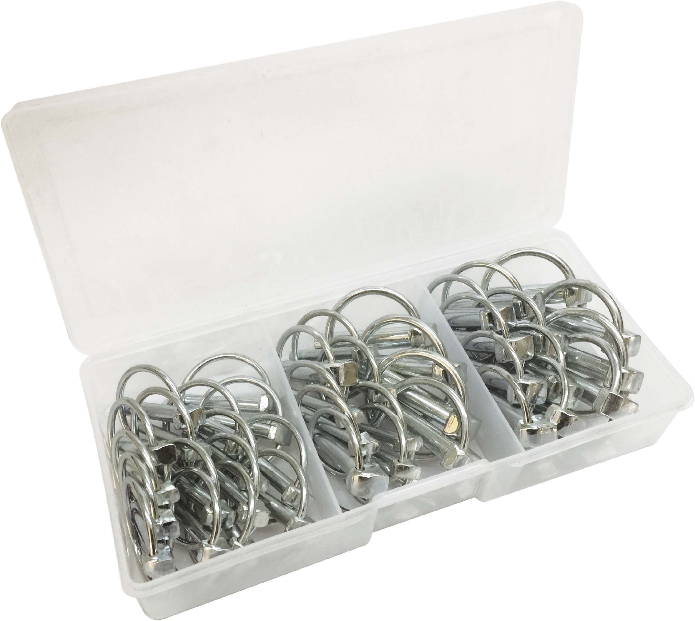 Assortiment 40 goupilles clip 8 / 10 / 11mm EQUINOXE - 26731