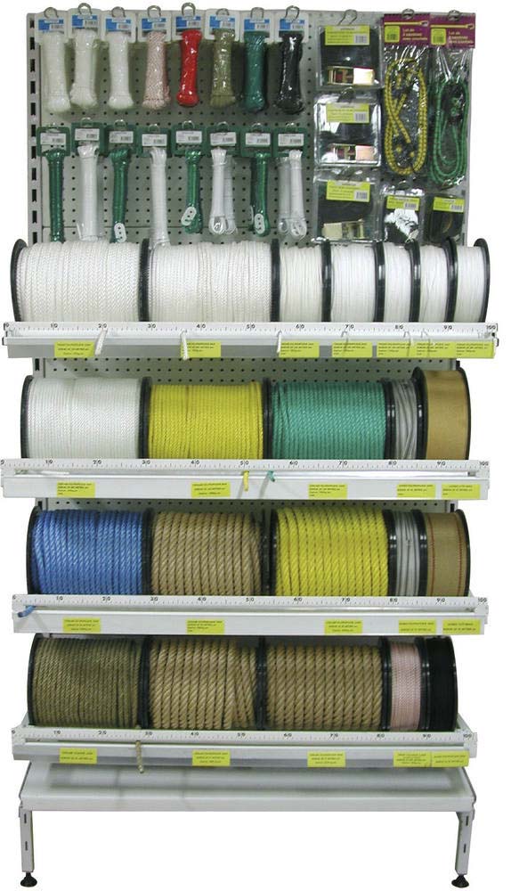 Support/présentoir pour bobine de cordage longueur 1m (1 niveau) - 27695