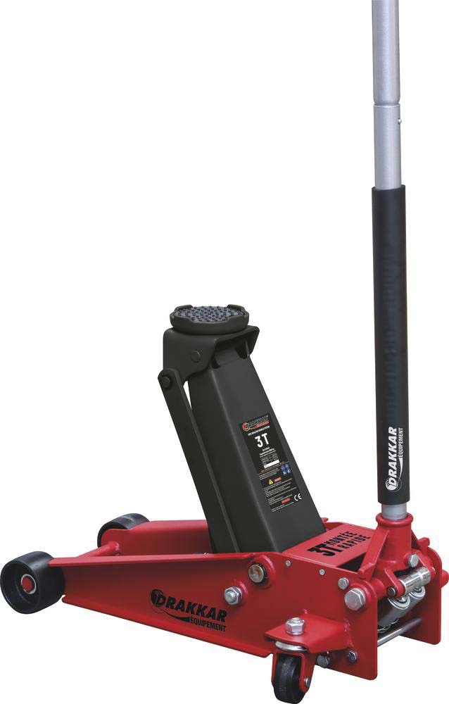 Cric rouleur 3t double piston 128/465mm longueur 695mm DRAKKAR EQUIPEMENT - 52540