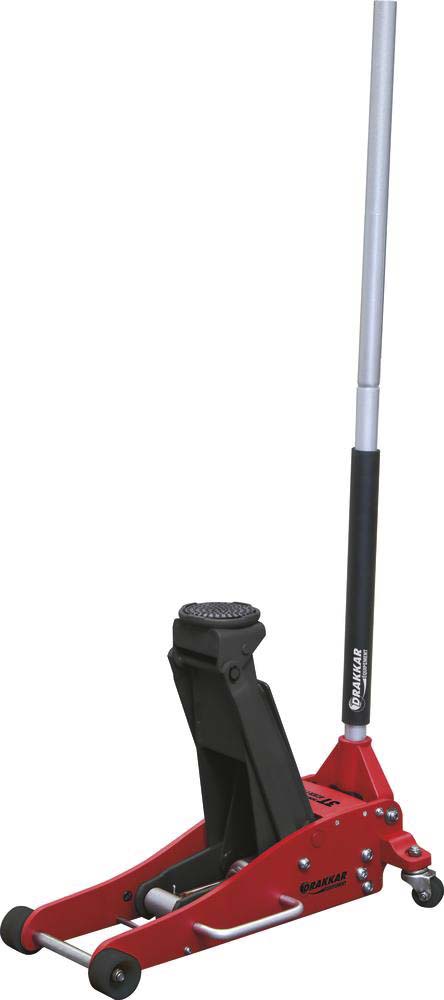 Cric rouleur 3t alu/acier double piston roues nylon 101/471 longueur 670mm DRAKKAR EQUIPEMENT - 52544