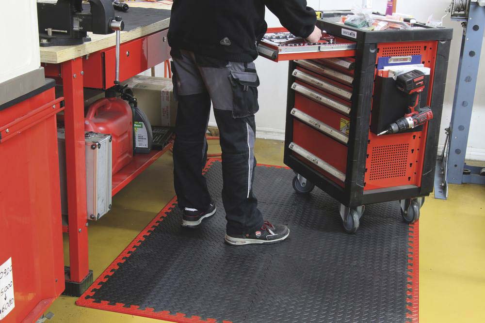 Tapis antifatigue 6 dalles 650x650x10mm DRAKKAR EQUIPEMENT - 52666