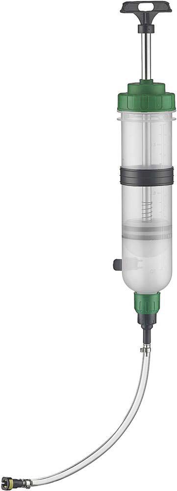 Seringue à gasoil transparente 1500ml avec joint viton DRAKKAR - 56100