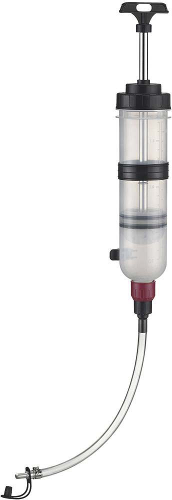Seringue à huile plastique translucide 1,5l avec tuyau 400mm DRAKKAR EQUIPEMENT - 56804
