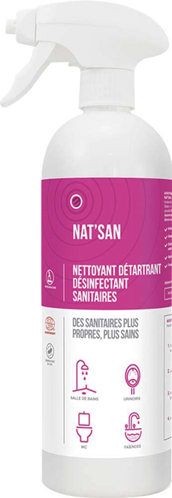 Nettoyant détartrant désinfectant sanitaires écocertifié - flacon spray 750ml ECOWAY - 57645