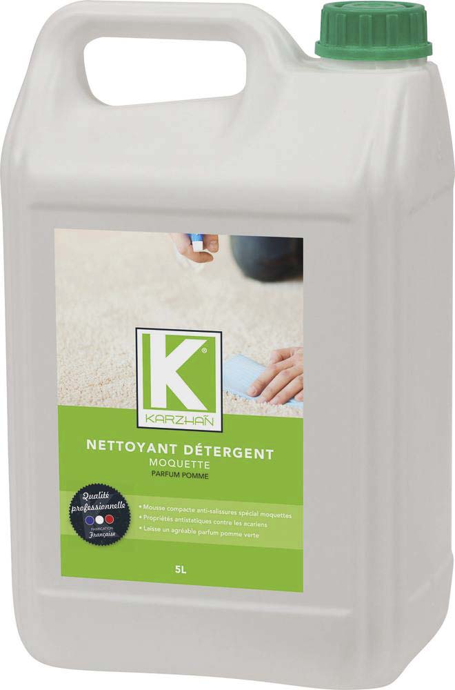 Nettoyant détergent moquette pour machine injection/extraction - bidon de 5L KARZHAN - 58055