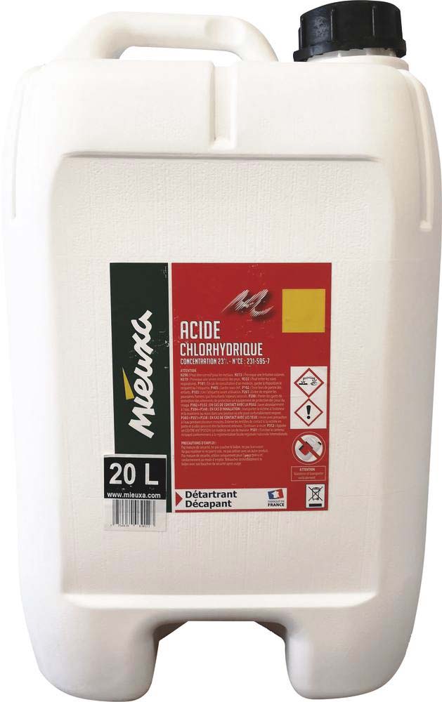 Acide chlorhydrique 23% MIEUXA - 58259