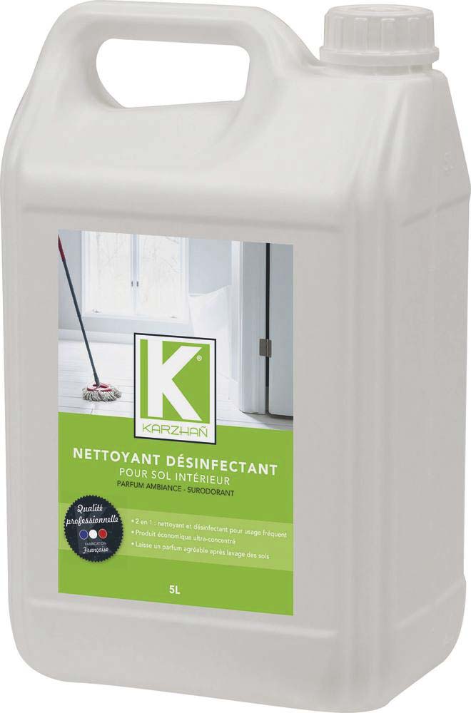 Nettoyant désinfectant surodorant parfum ambiance - bidon de 5L KARZHAN - 58512