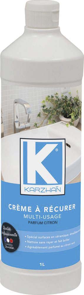 Crème à récurer spécial inox et vitro KARZHAN - 58650