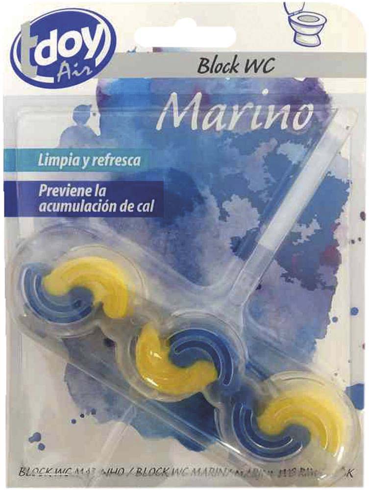 Bloc pour cuvette WC fraîcheur marine NECTRA - 58717