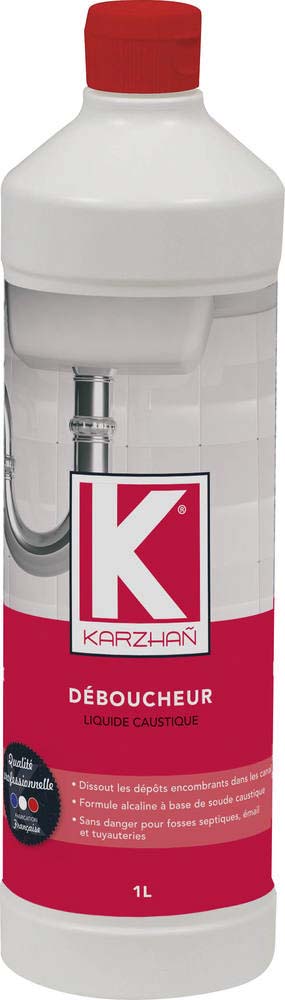 Déboucheur liquide pour canalisation - bouteille de 1L KARZHAN - 58748