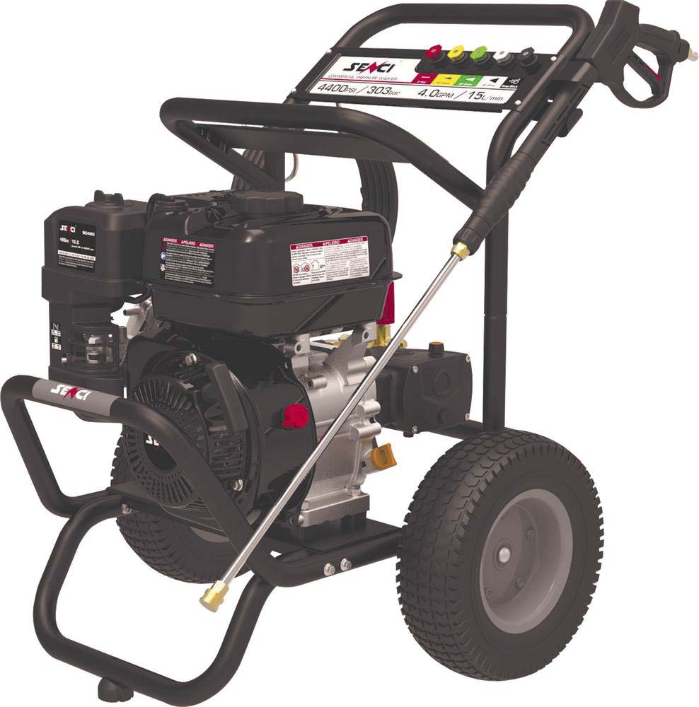 Nettoyeur HP eau froide moteur thermique OHV 14,4 l/min 290 bar avec tuyau 15m SENCI - 64827