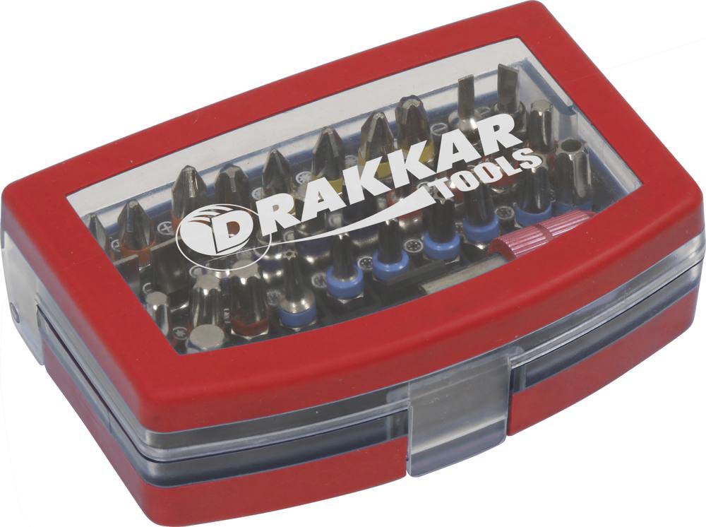 Embout hexagonal 1/4' acier s2 code couleur bague pvc DRAKKAR TOOLS - 68141