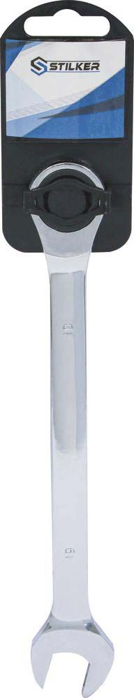 Clé mixte droite à cliquet 72 dents STILKER - 68763