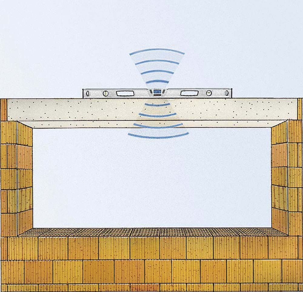 Niveau rectangulaire 250mm 2 bulles électronique LASERLINER - 70820
