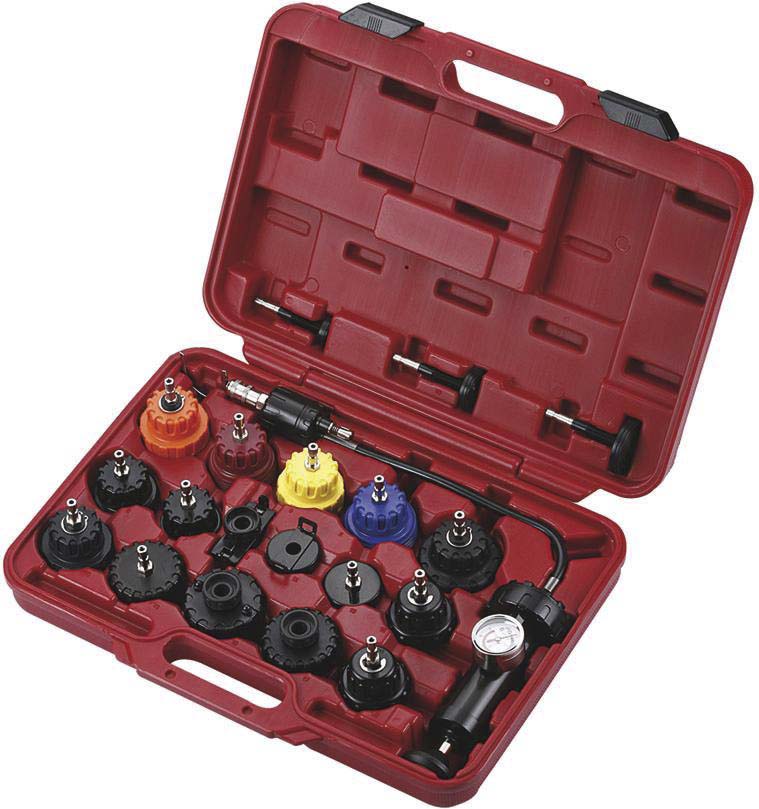 Testeur de système de refroidissement- coffret de 21 pcs DRAKKAR - 71050