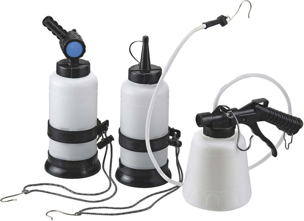 Vidangeur de circuit de frein pneumatique 1l avec 2 bouteilles de remplissage DRAKKAR EQUIPEMENT - 71091