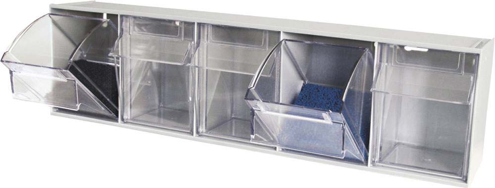 Module de rangement 5 tiroirs basculants 600x133x165mm TAYG - 72670
