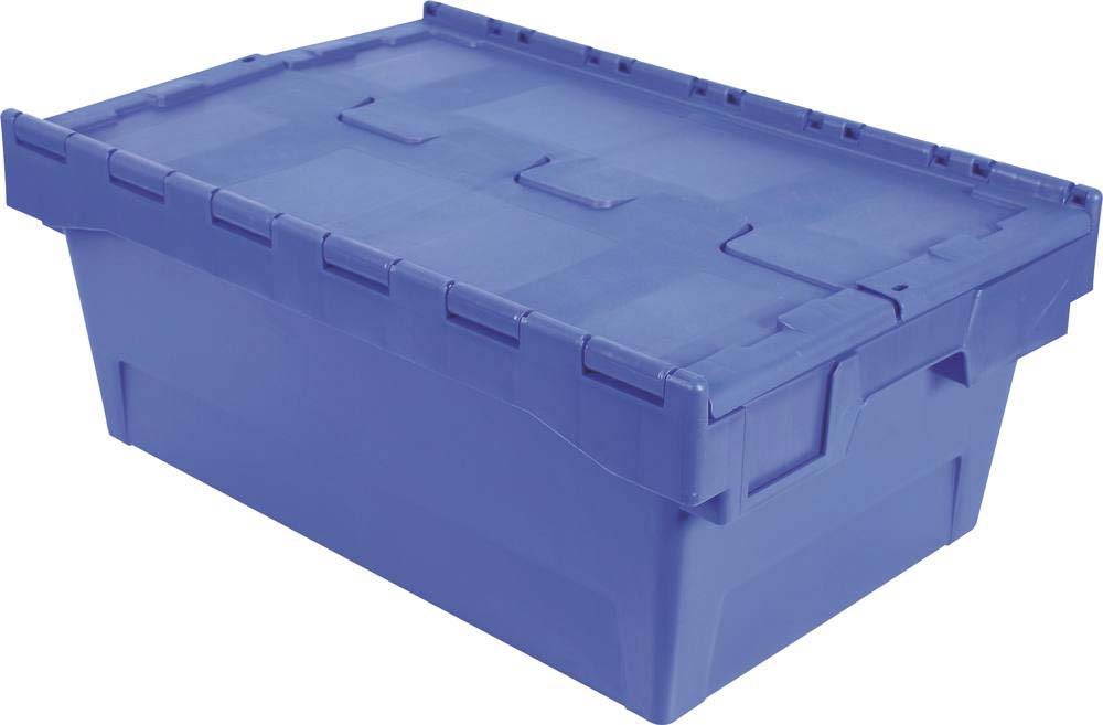 Caisse de transport avec couvercle rabattable 39L 600X400X240mm TAYG - 72702