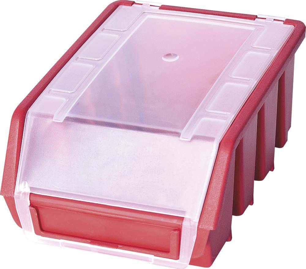 Boîte à bec rouge avec couvercle 161x116x75mm DRAKKAR - 72765
