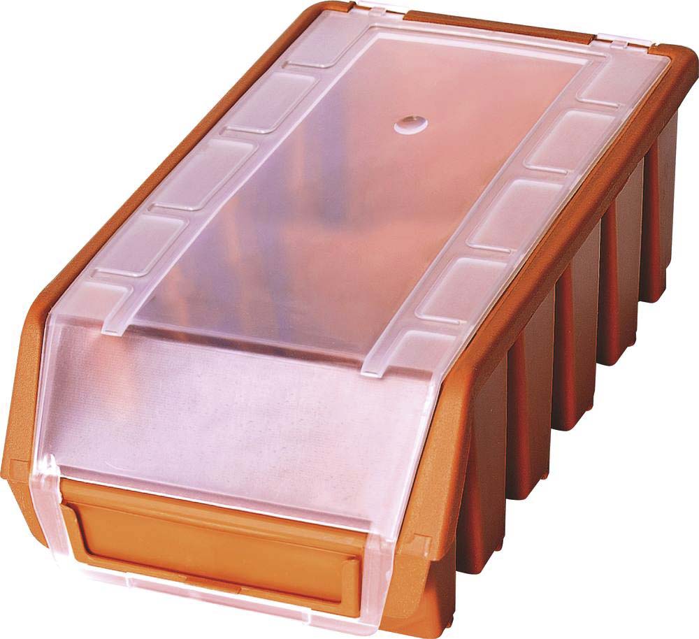 Boîte à bec orange avec couvercle 212x116x75mm DRAKKAR - 72772