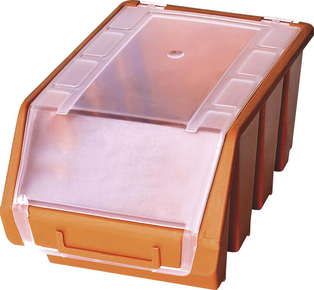 Boîte à bec orange avec couvercle 240x170x126mm DRAKKAR - 72777