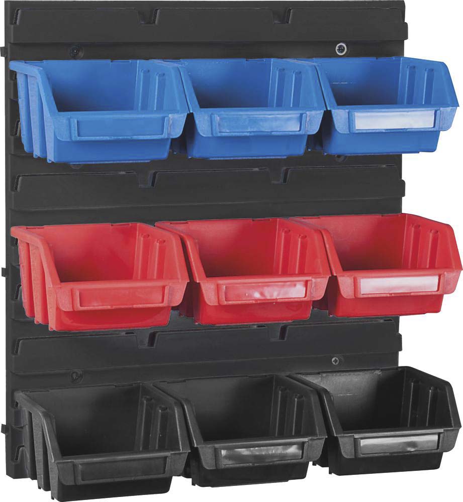 Panneau mural pvc 380x340mm avec 9 boîtes à bec DRAKKAR EQUIPEMENT - 72780