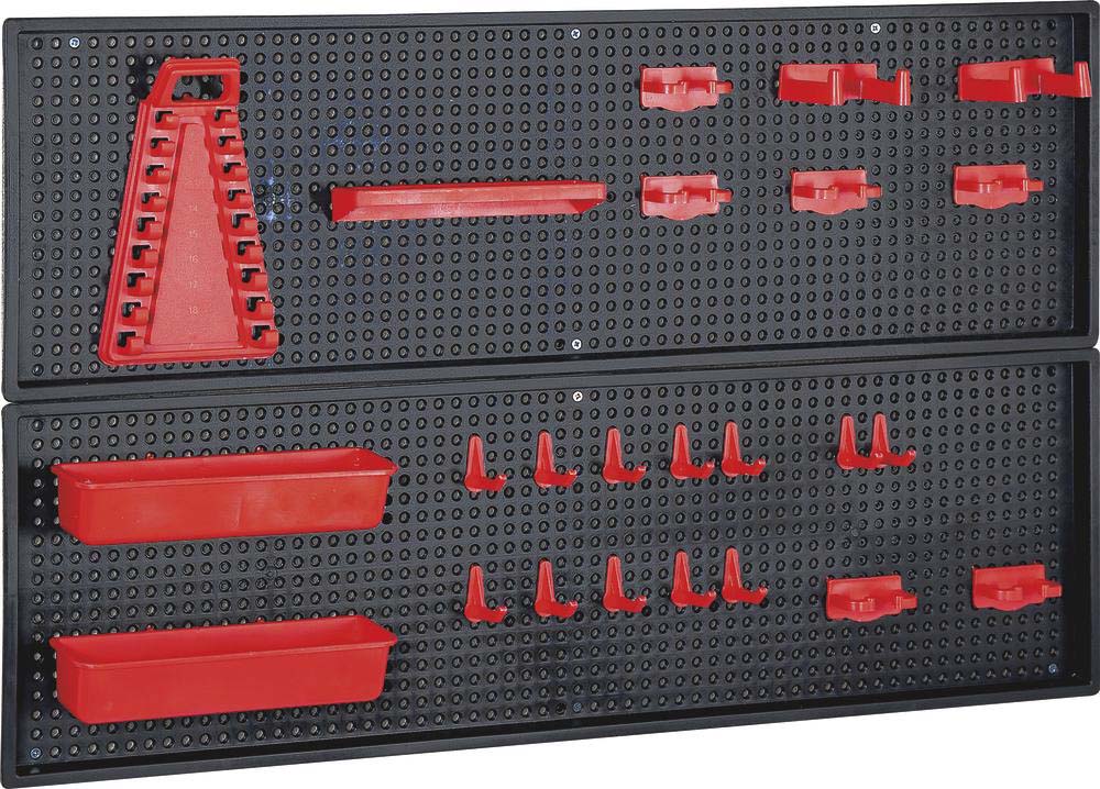 Panneau mural PVC 800x500mm avec supports porte outils DRAKKAR - 72784