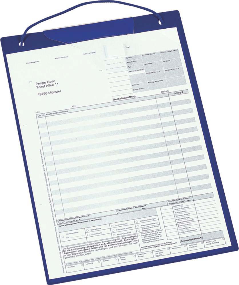 Tablette de fiche travaux a4 EICHNER - 74605
