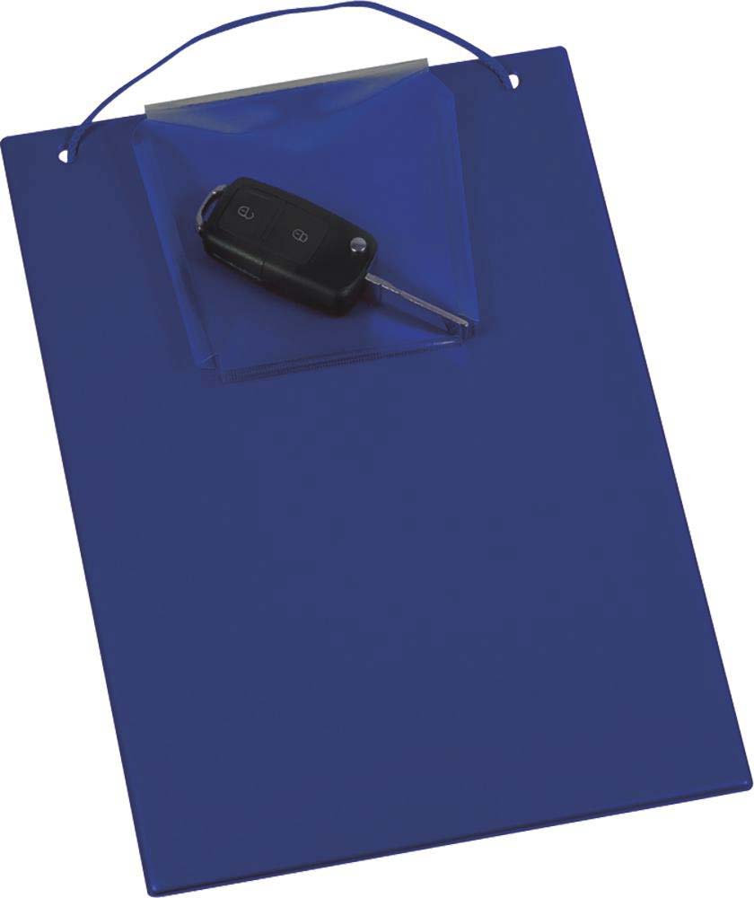 Tablette de fiche travaux A4 bleue - lot de 10 pcs EICHNER - 74605
