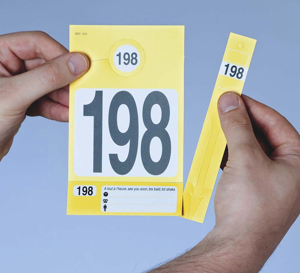 Jeu d'étiquettes et porte EICHNER - 74690