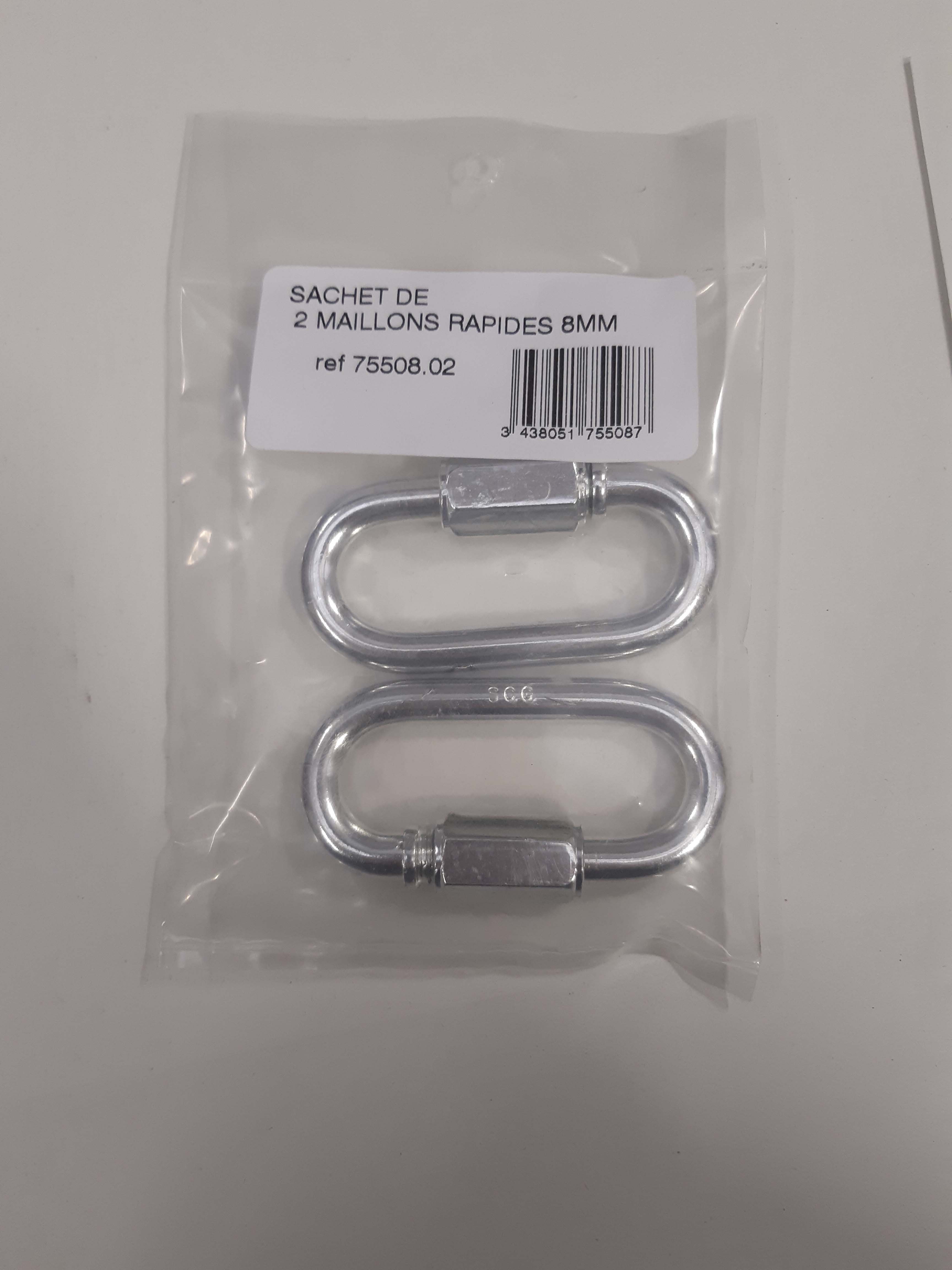 Maillon rapide 8mm - 7550802