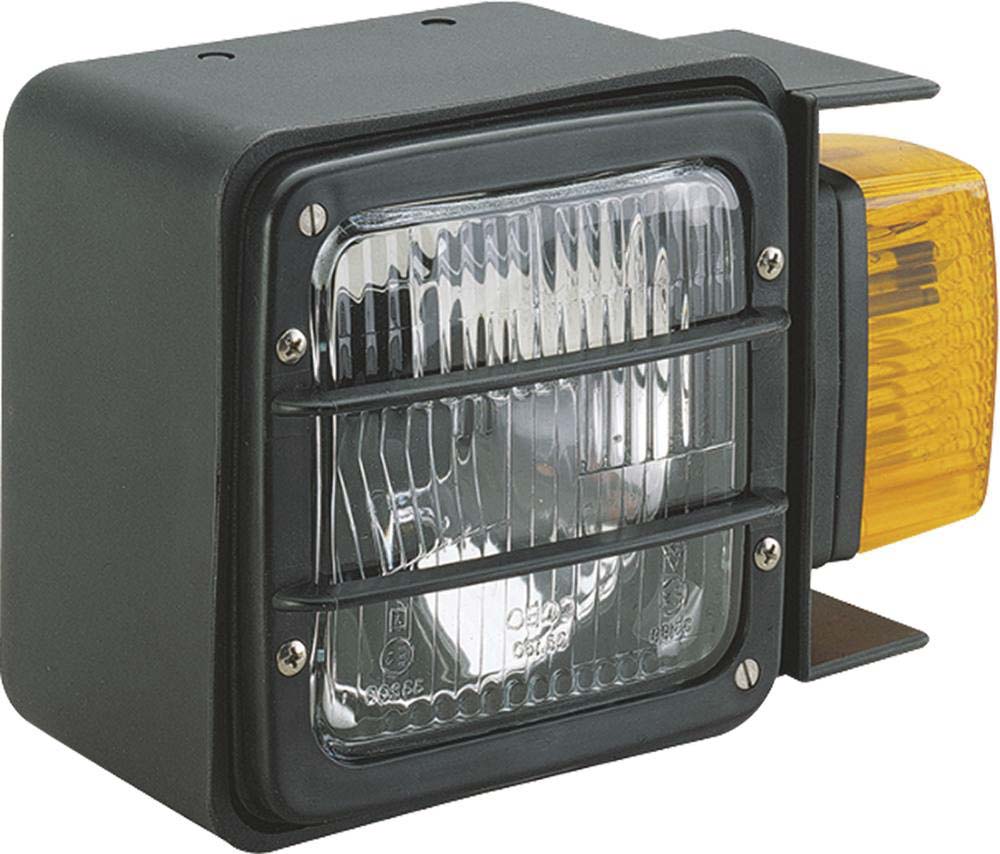 Phare avant de tracteur 3 fonctions avec clignotant fixation inférieure COBO - 79420